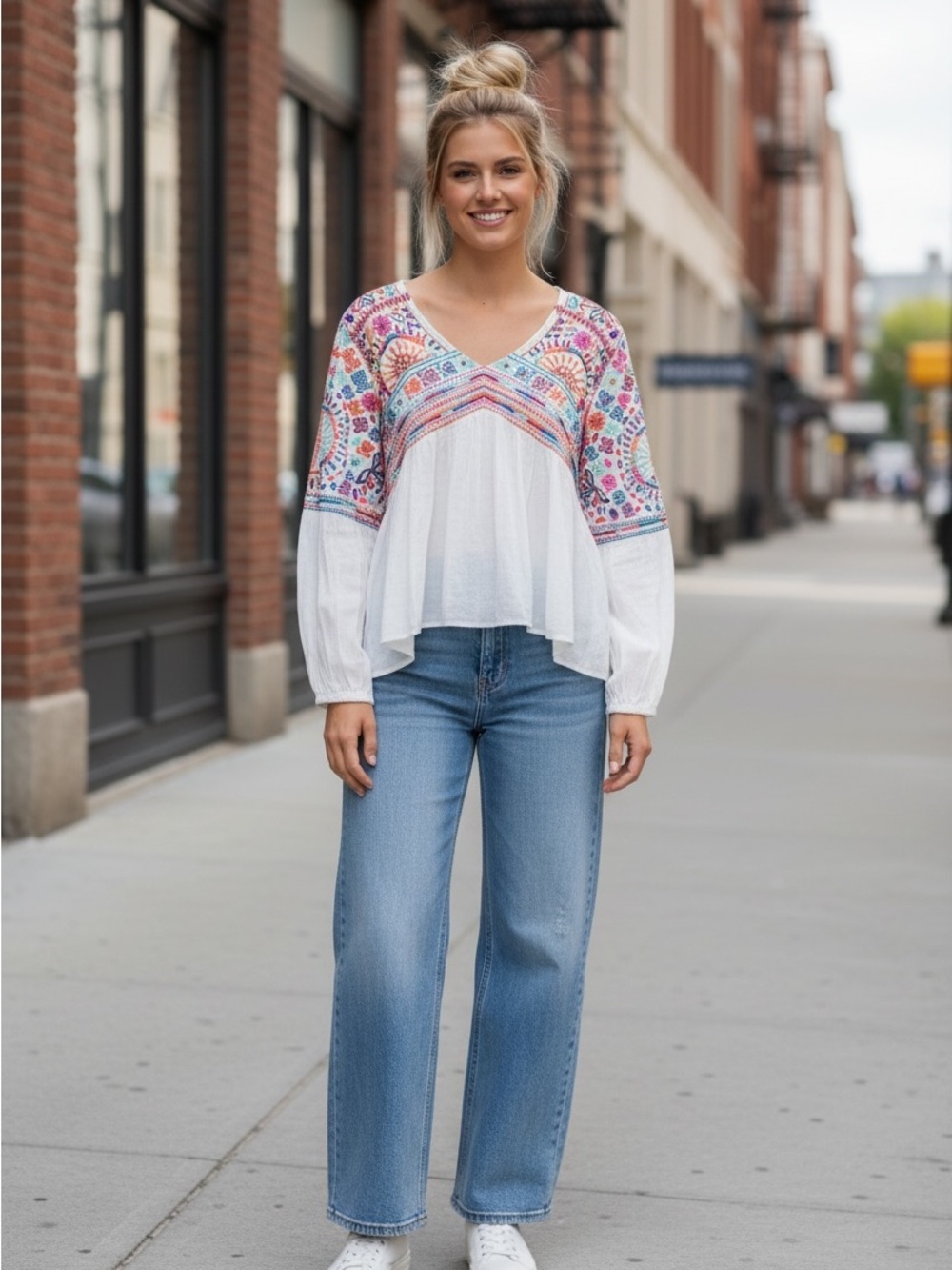 Roller Rabbit Boho Top Size Medium